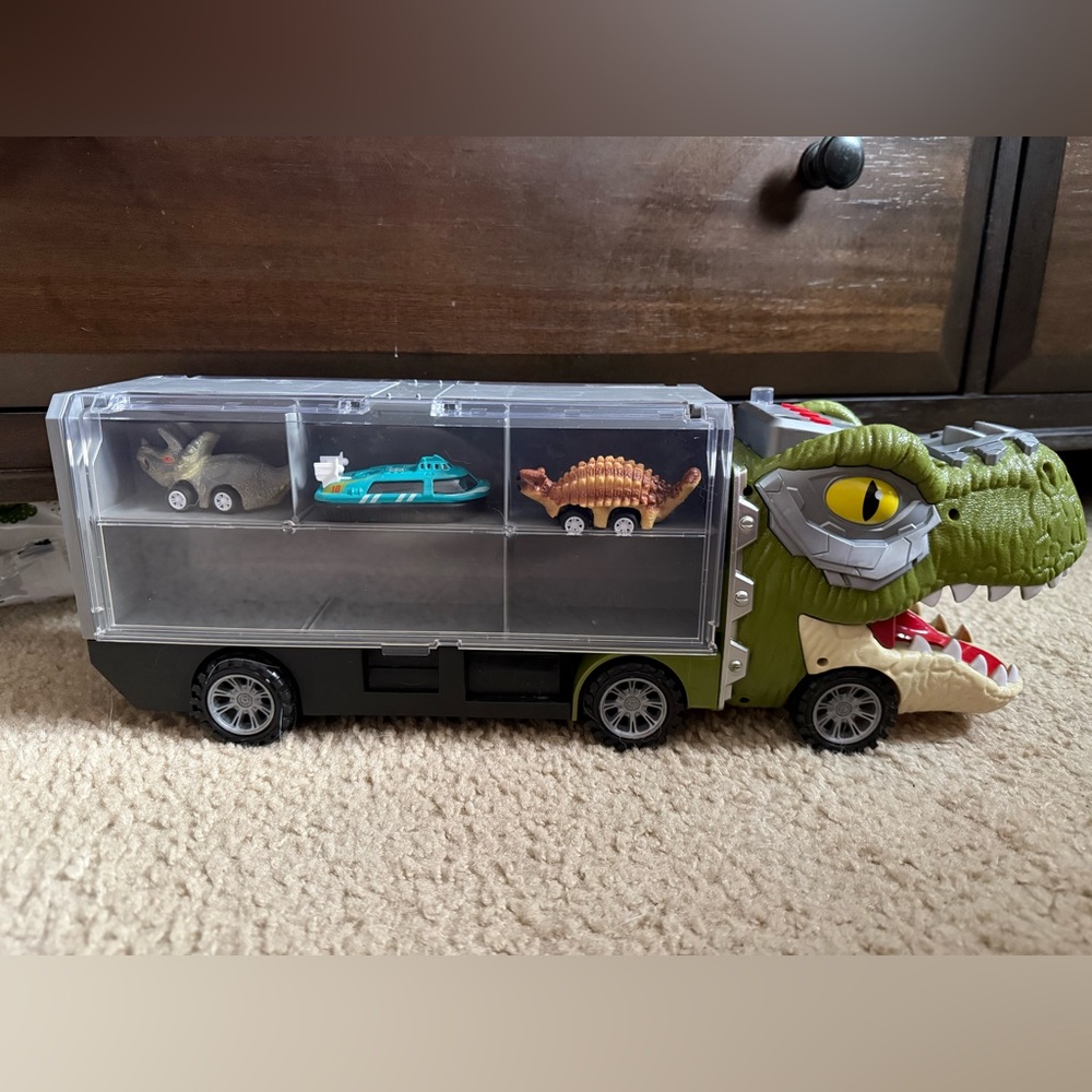 Dinosaur Transport Truck Toy - Picture 2 of 5